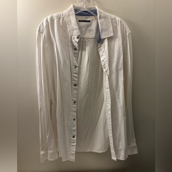 A light airy white comfortable button down top that is worth the wear - Picture 1 of 3